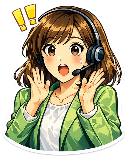 振り向いて両手を上げる里音ちゃん